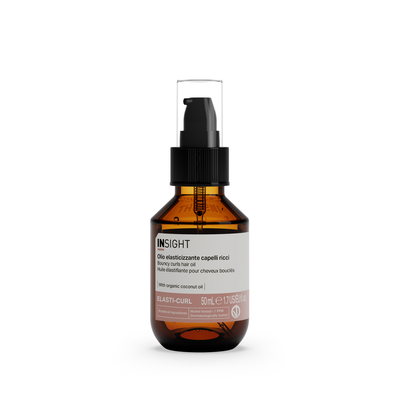 Huile élastifiante pour cheveux bouclés