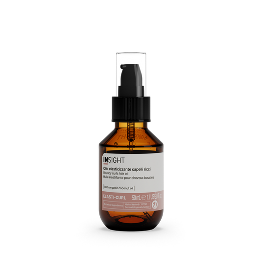 Huile élastifiante pour cheveux bouclés