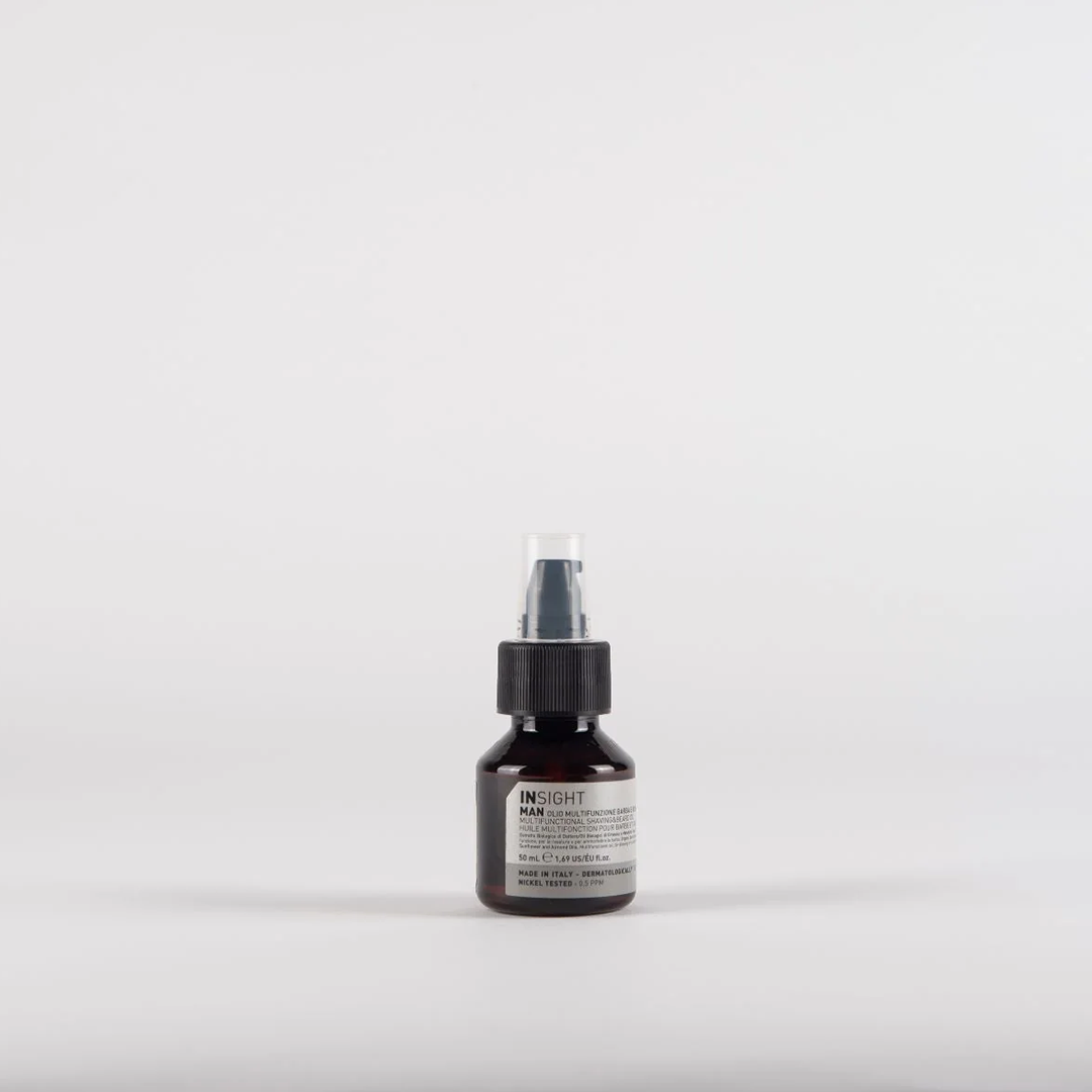Huile multi-fonctionnelle pour barbe et rasage