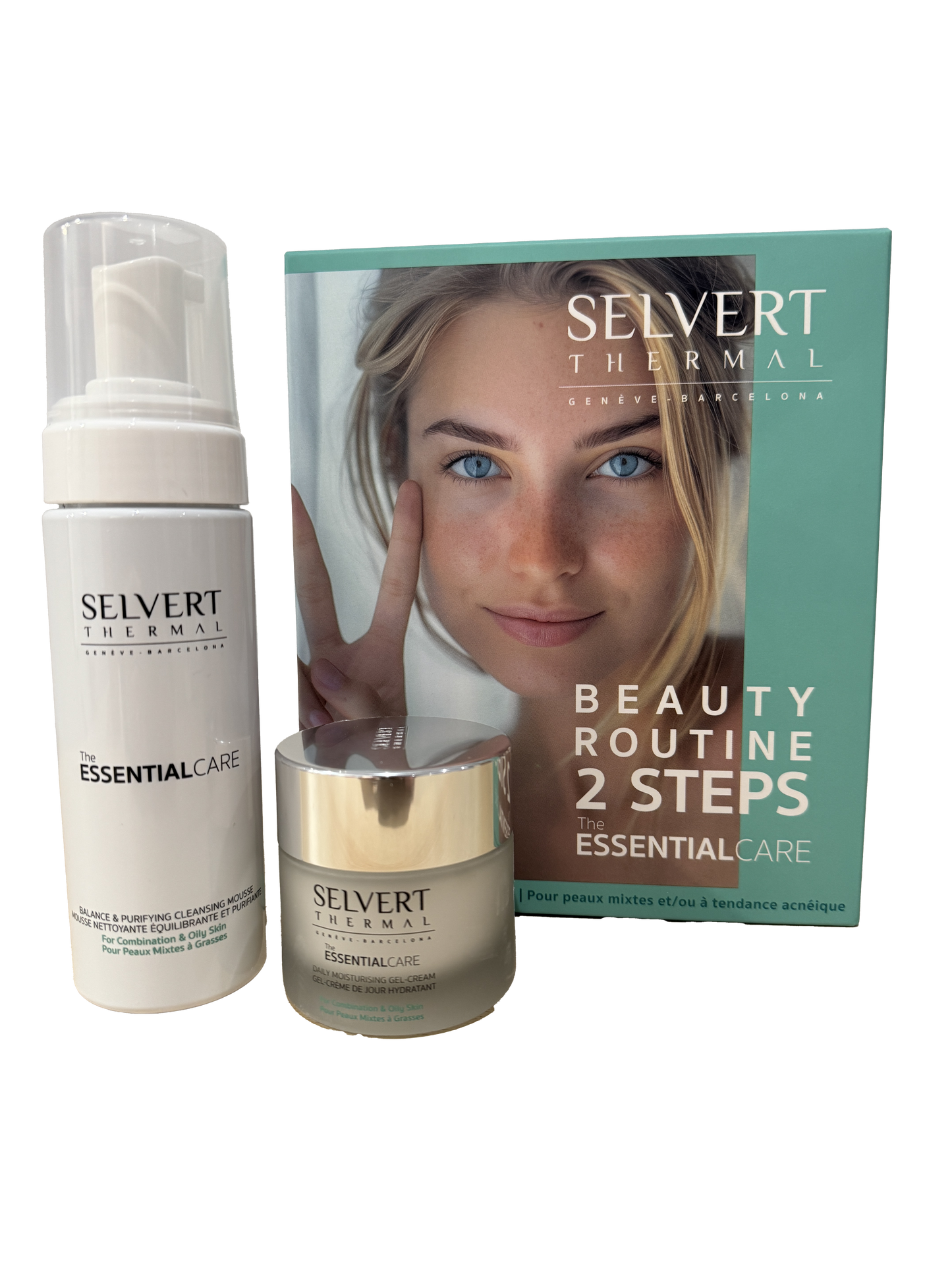 Coffret Duo - Routine Beauté en 2 étapes Pour peaux mixtes et/ou à tendance acnéique - The Essential Care