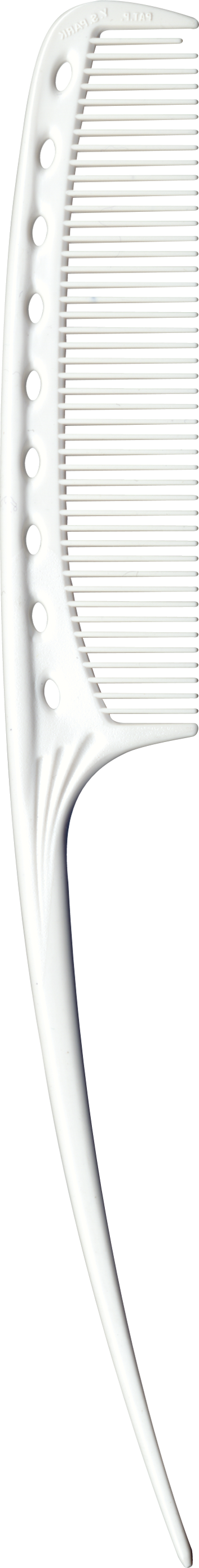 White Carbon Fiber Tail Comb