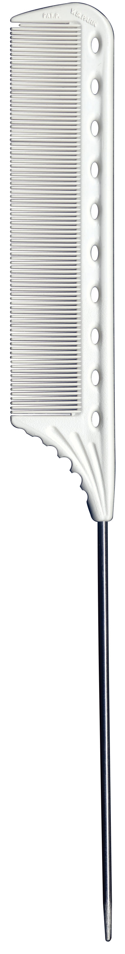 YS Park EX Super 112 Fine Tail Comb in Stainless Steel