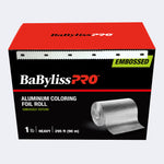 Roll of aluminum foil for coloring, 295 FT - Babilyss PRO
