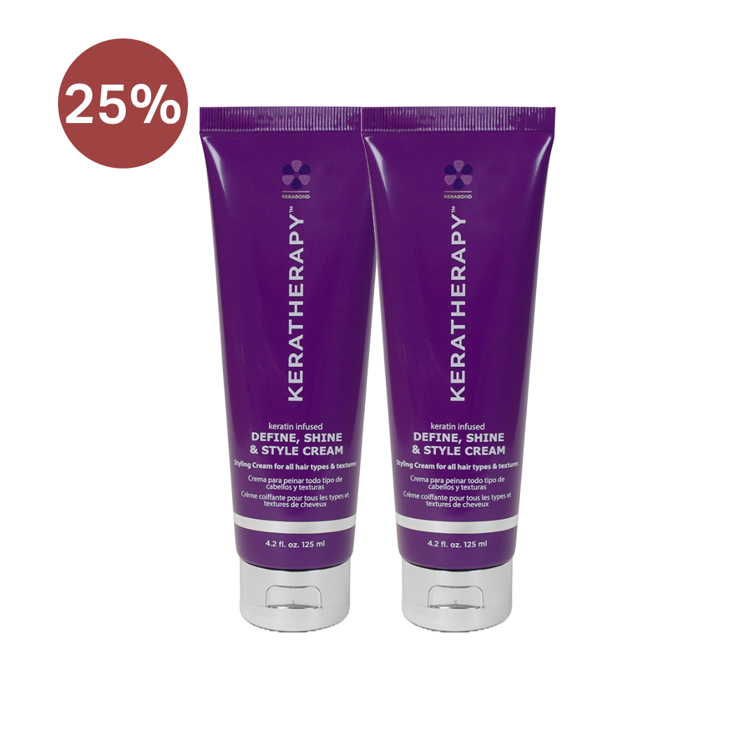 Promo - 2 Crèmes Style + Keratin Define, Shine & Style à 25% de rabais