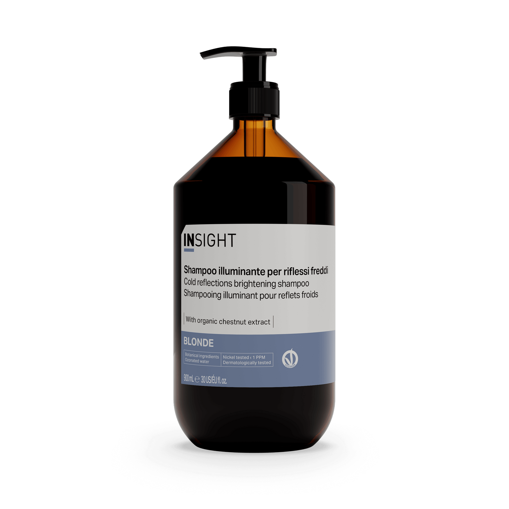 Illuminating shampoo for cool tones