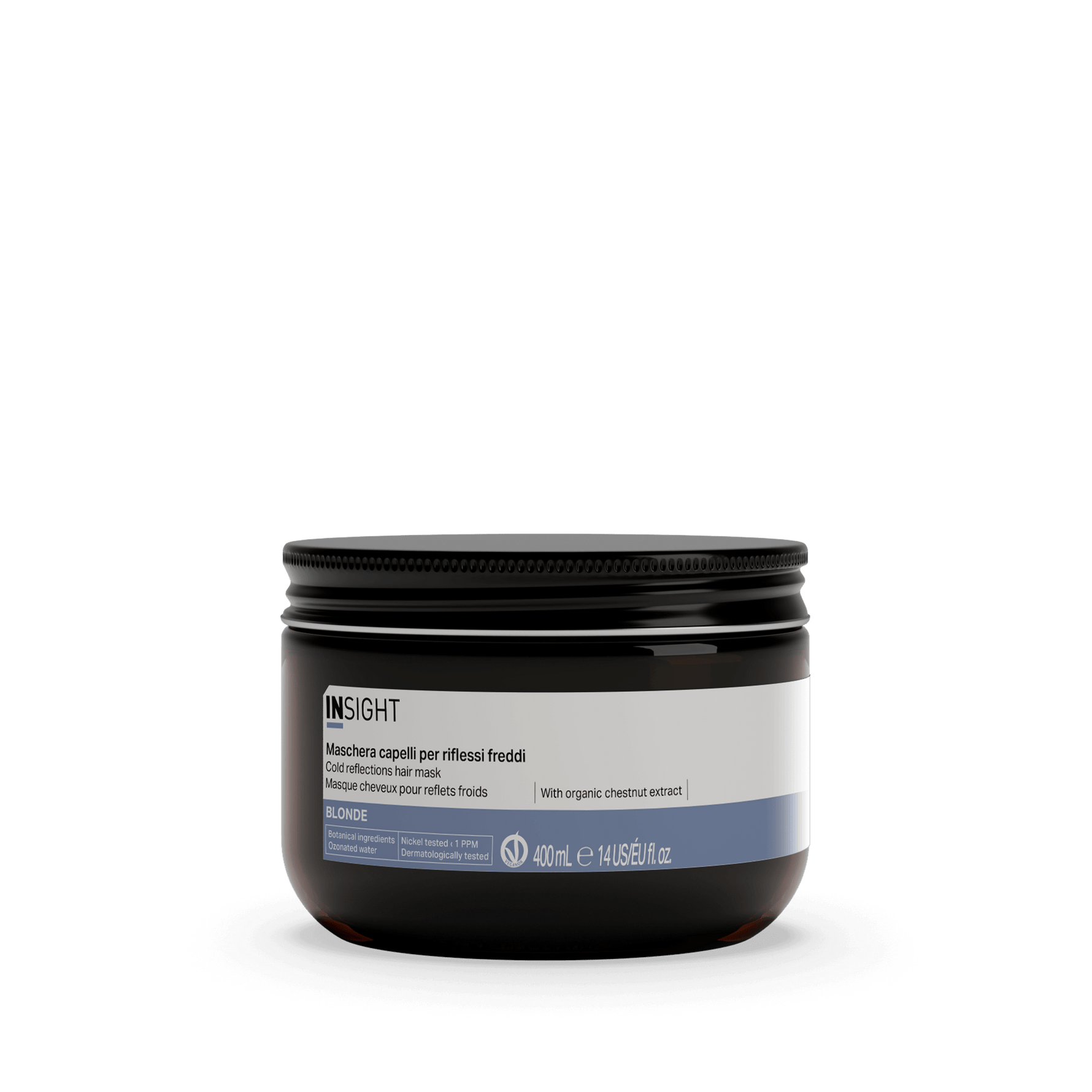 Masque pour cheveux à reflets froids