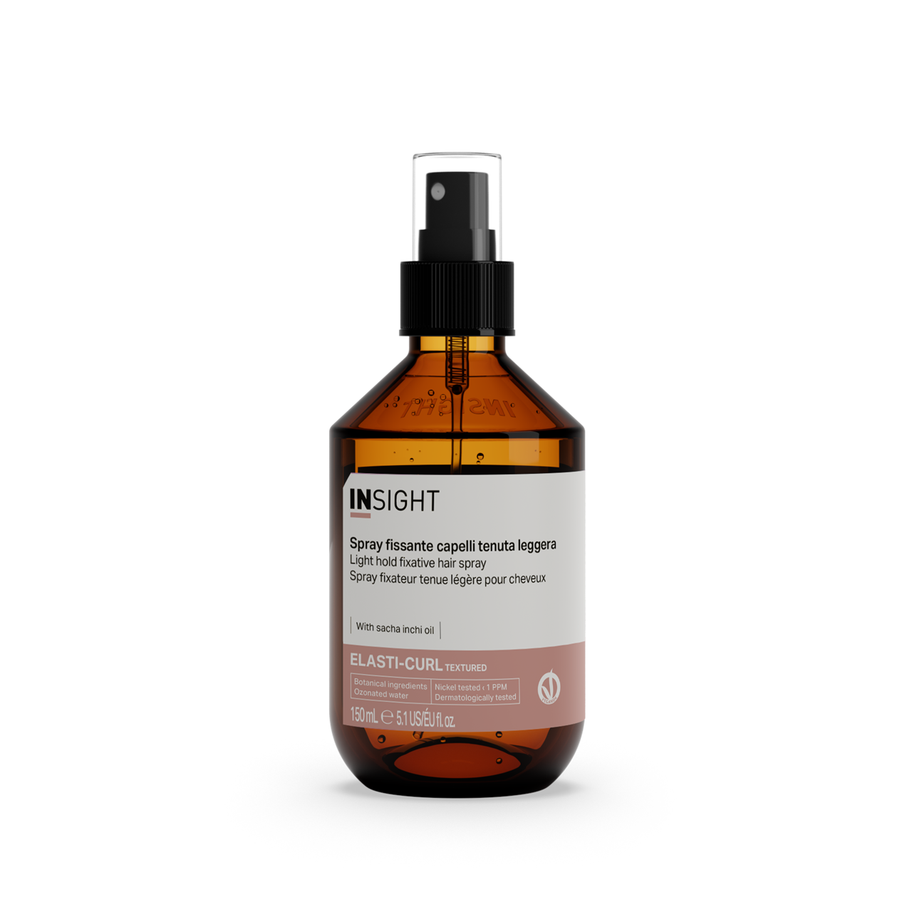 Light hold setting spray for hair