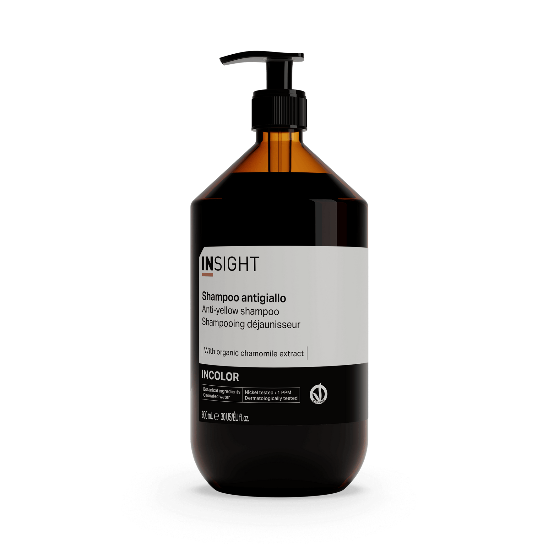 Anti-yellowing shampoo (de-yellowing)