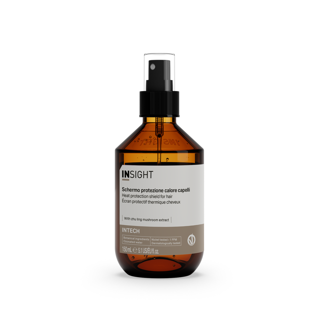 Thermal protective screen for hair