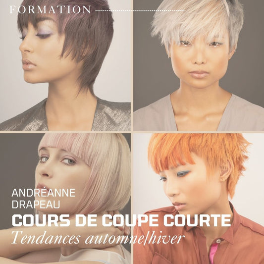Cours de coupe courte – Tendances automne/hiver