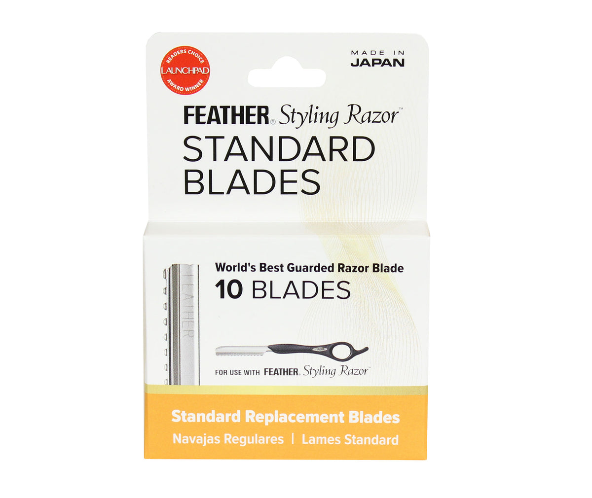 Feather Razorblade Dimensions FEATHER Styling Razor - Standard Blades (Lames Standard) – Novyco