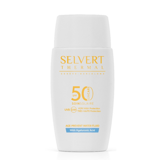SUN CARE-Fluide aqueux anti-âge à l'acide hyaluronique (SPF50)