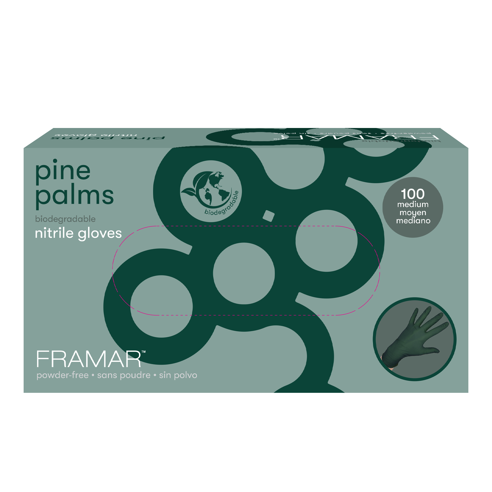 Gants Couleur Pin - S/M