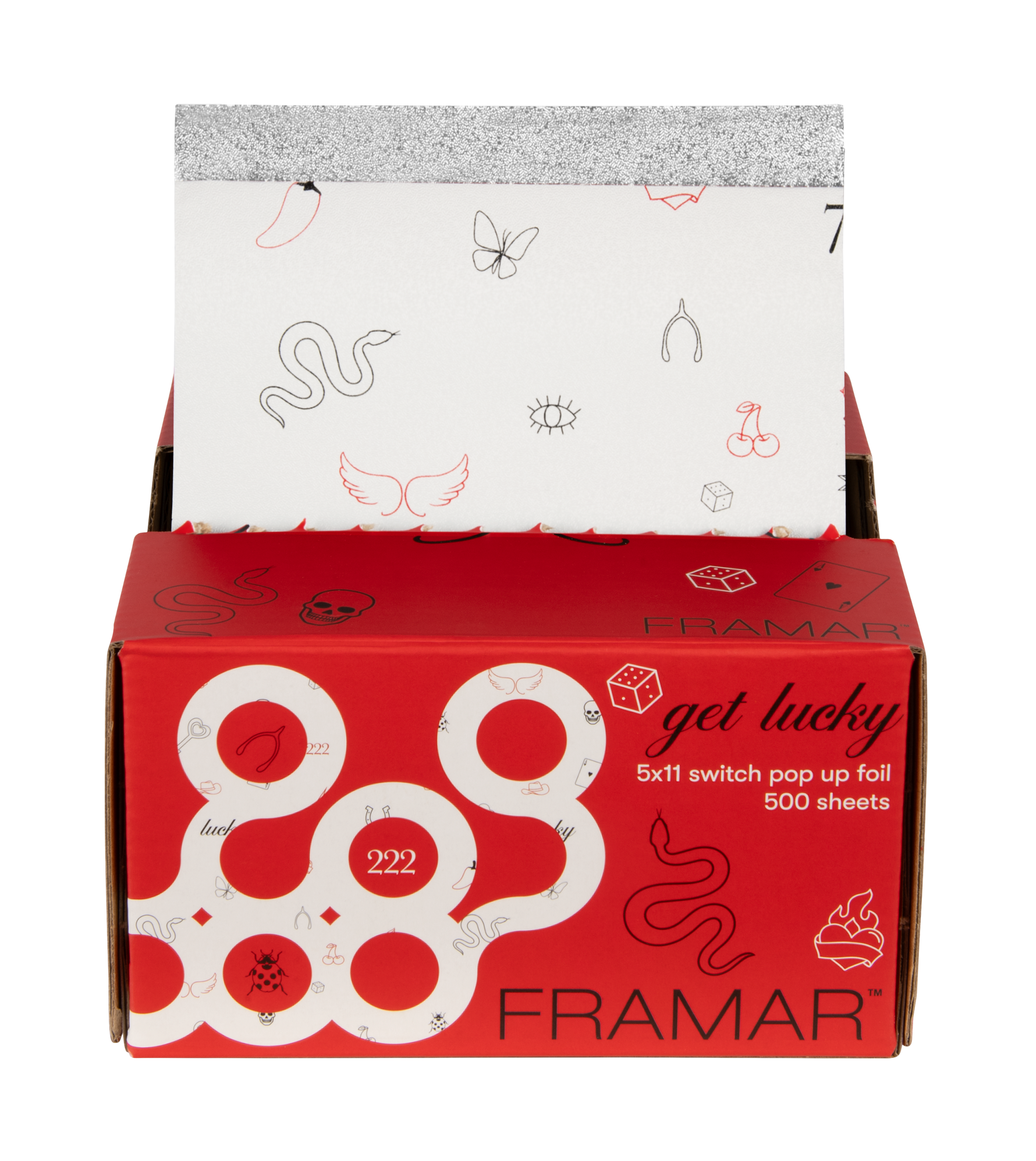 GET LUCKY - Feuilles d'aluminium Pop Up (5 po X 11 po)