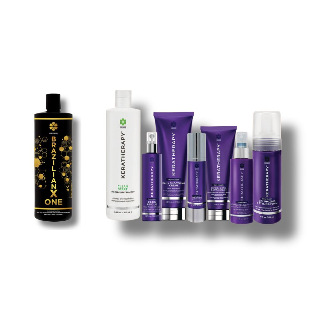 Keratherapy BrazilianX ONE Smoothing Treatment Bundle