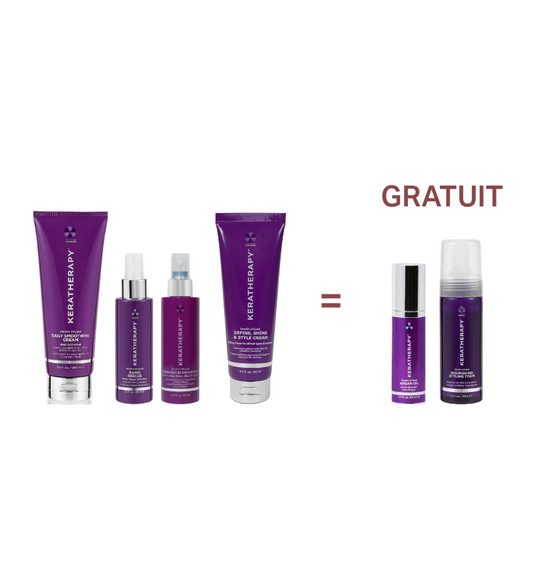 Promo : Collection Style + Keratin = Mousse Volumizing & Styling + Huile d'argan Style