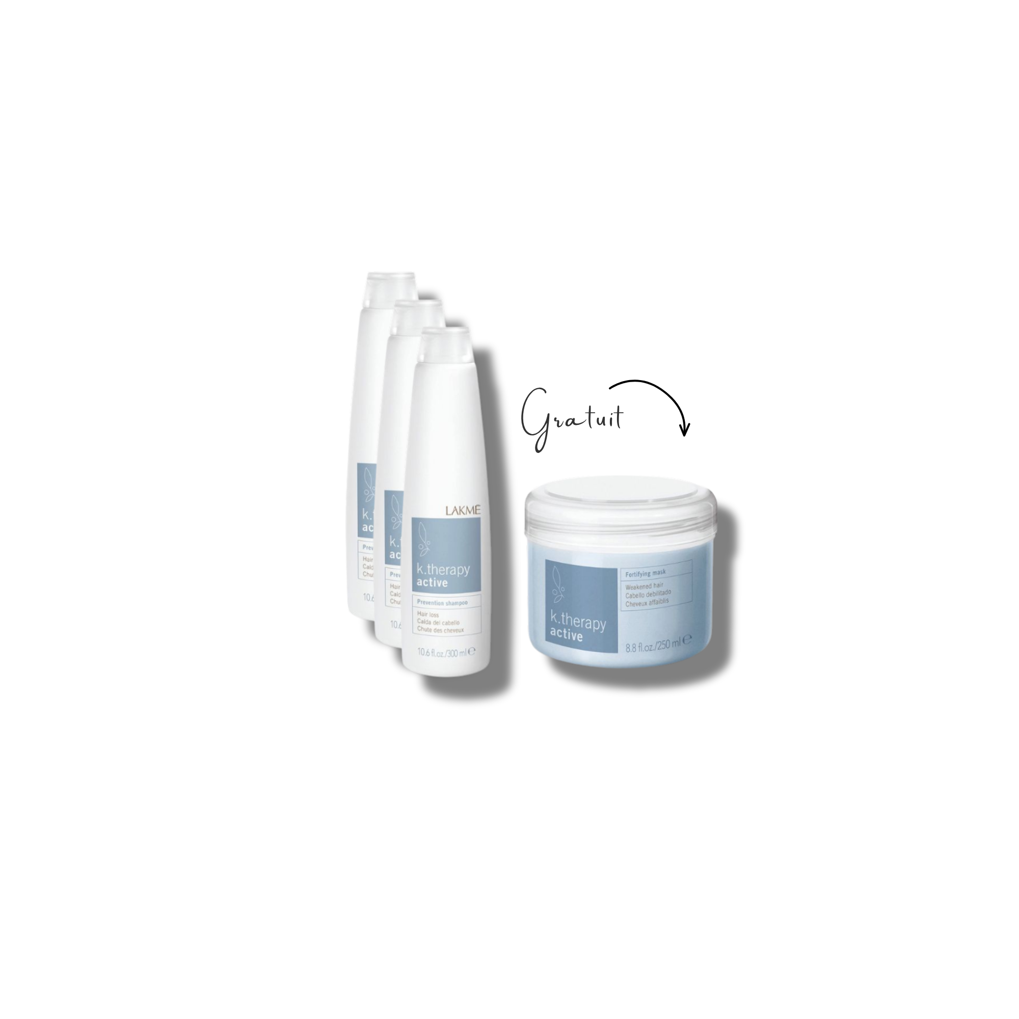 Achetez 3 shampoings Active recevez un masque