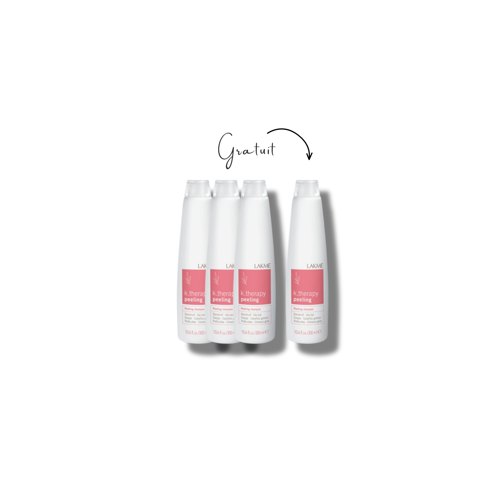 Achetez 3 shampoings peeling oily  recevez-en un gratuitement