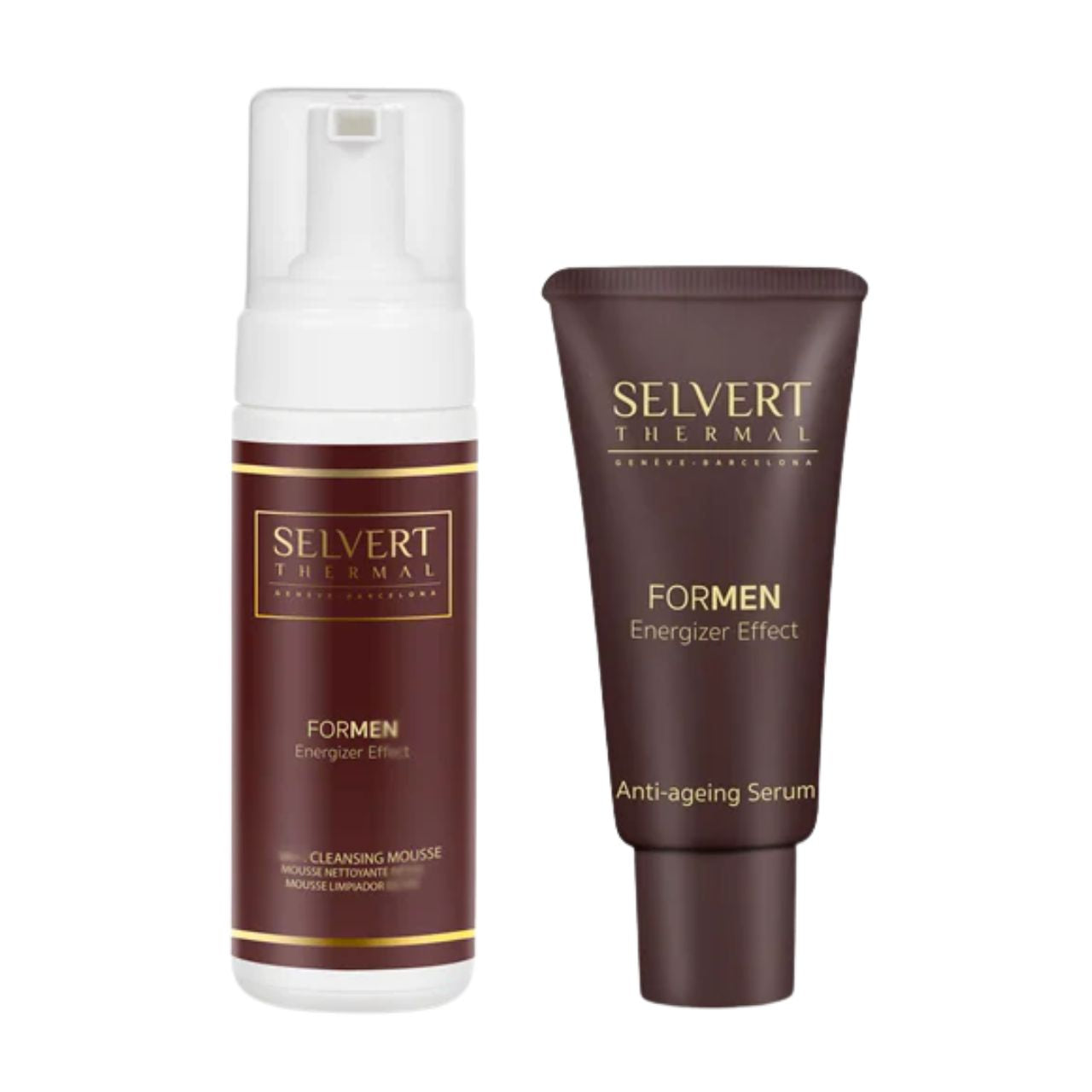 Anti-aging serum + cleansing foam