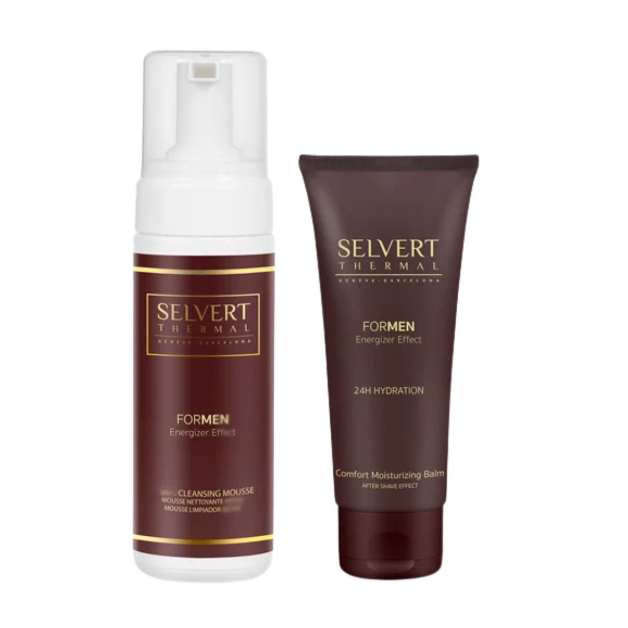 La mousse hygiénisante + Baume hydratant 24h après rasage