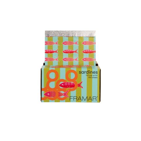 Sardines multicolor Feuilles d'aluminium Pop Up (5 po X 11 po)