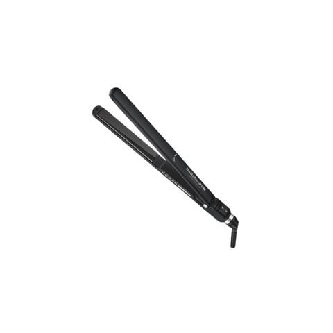 Dannyco 1-inch ultra-thin flat iron with 5 LED temperature settings. Black.