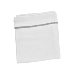 White Napkins with Gray Stripe