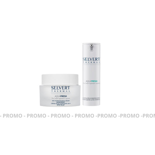 PROMOTIONS - Crème Riche Hydratante 48h et Sérum Liquide Ultra Hydratant Aquafresh
