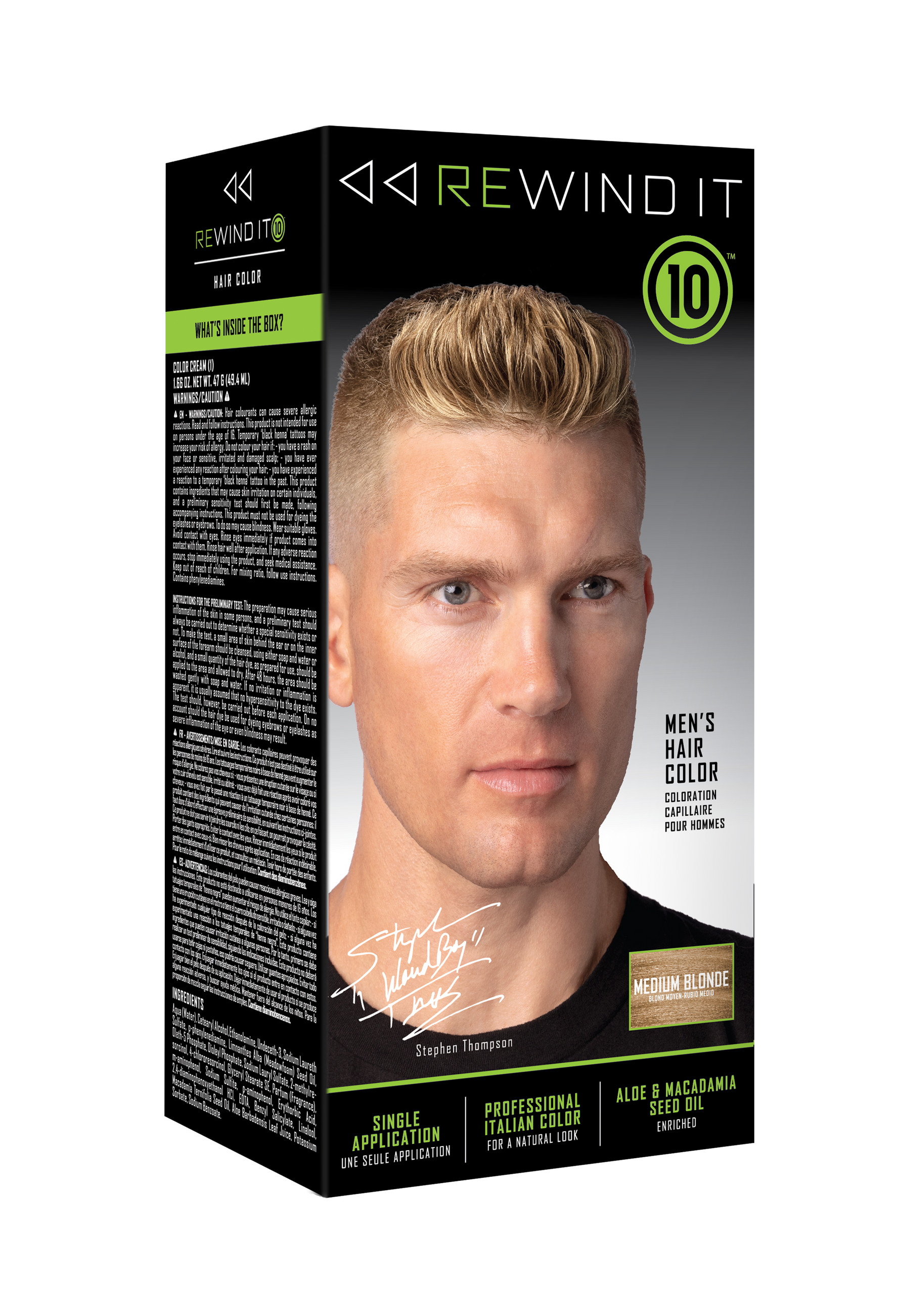 Rewind It - Coloration pour Cheveux - Pour Hommes