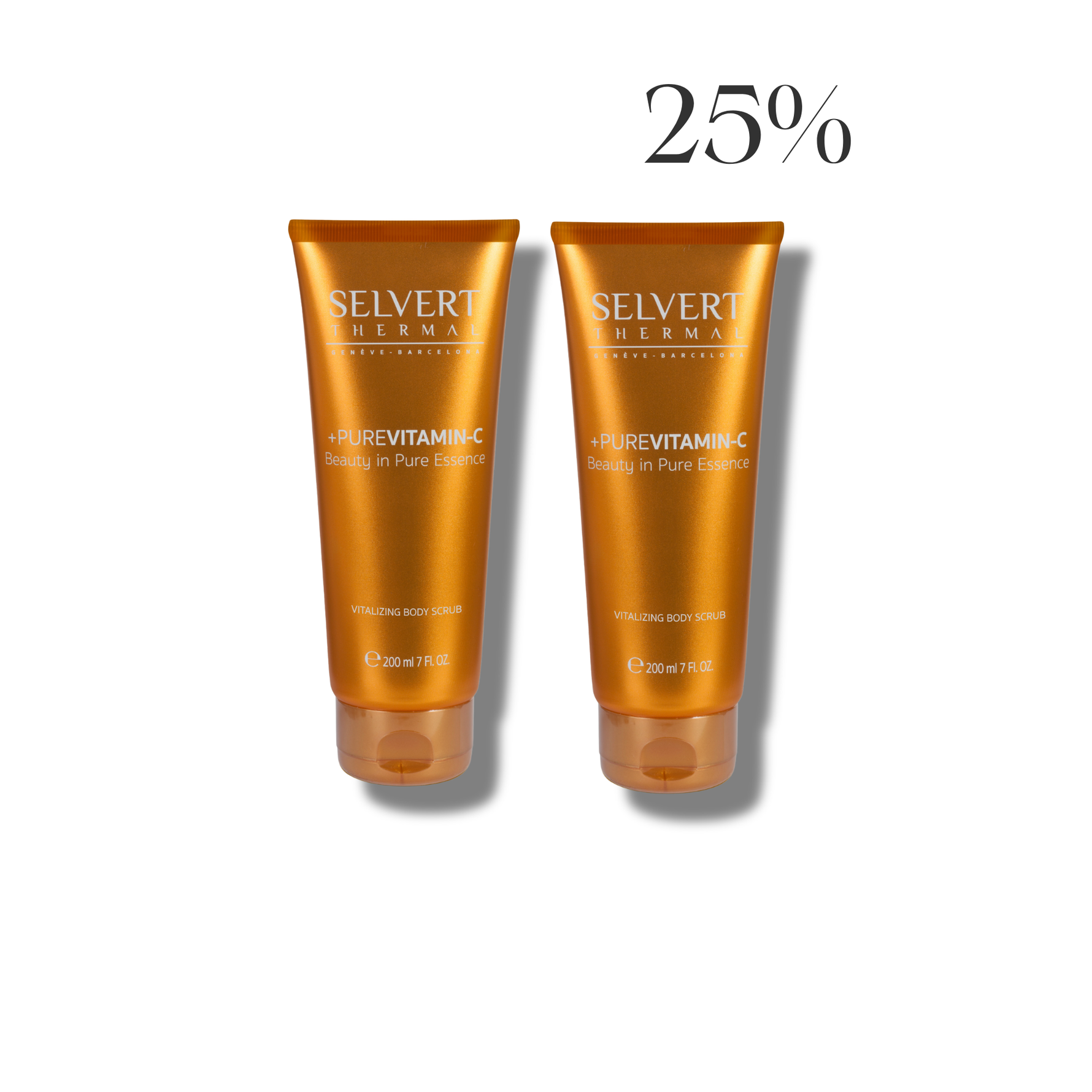 Obtenez 25% à l’achat de l’émulsion et le l’exfoliant vitamine C.