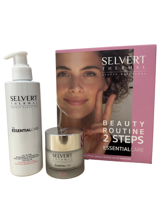 Coffret Duo - Routine Beauté en 2 étapes Pour peaux sèches et/ou matures - The Essential Care