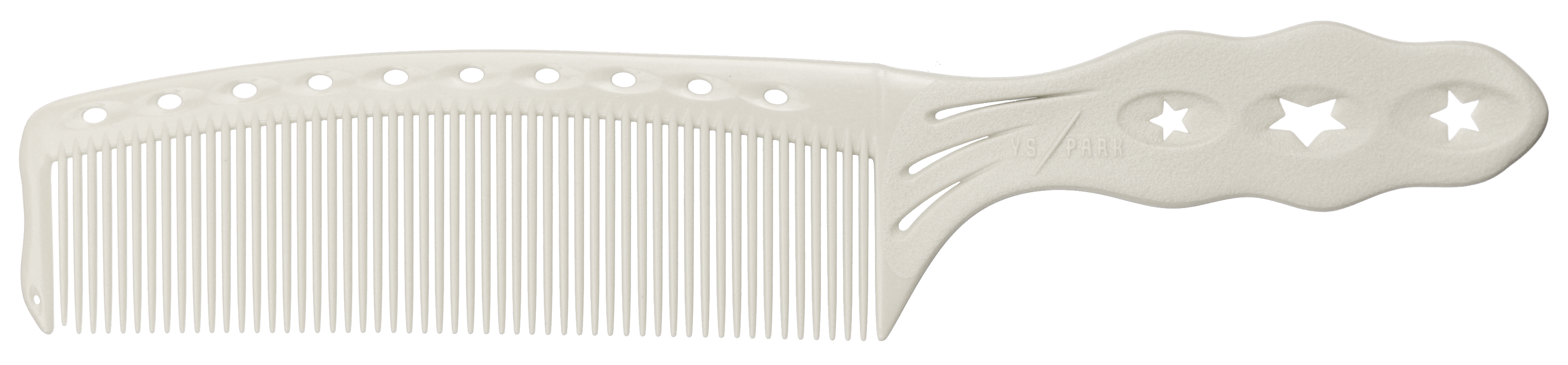 Peigne demi-lune YS PARK, blanc