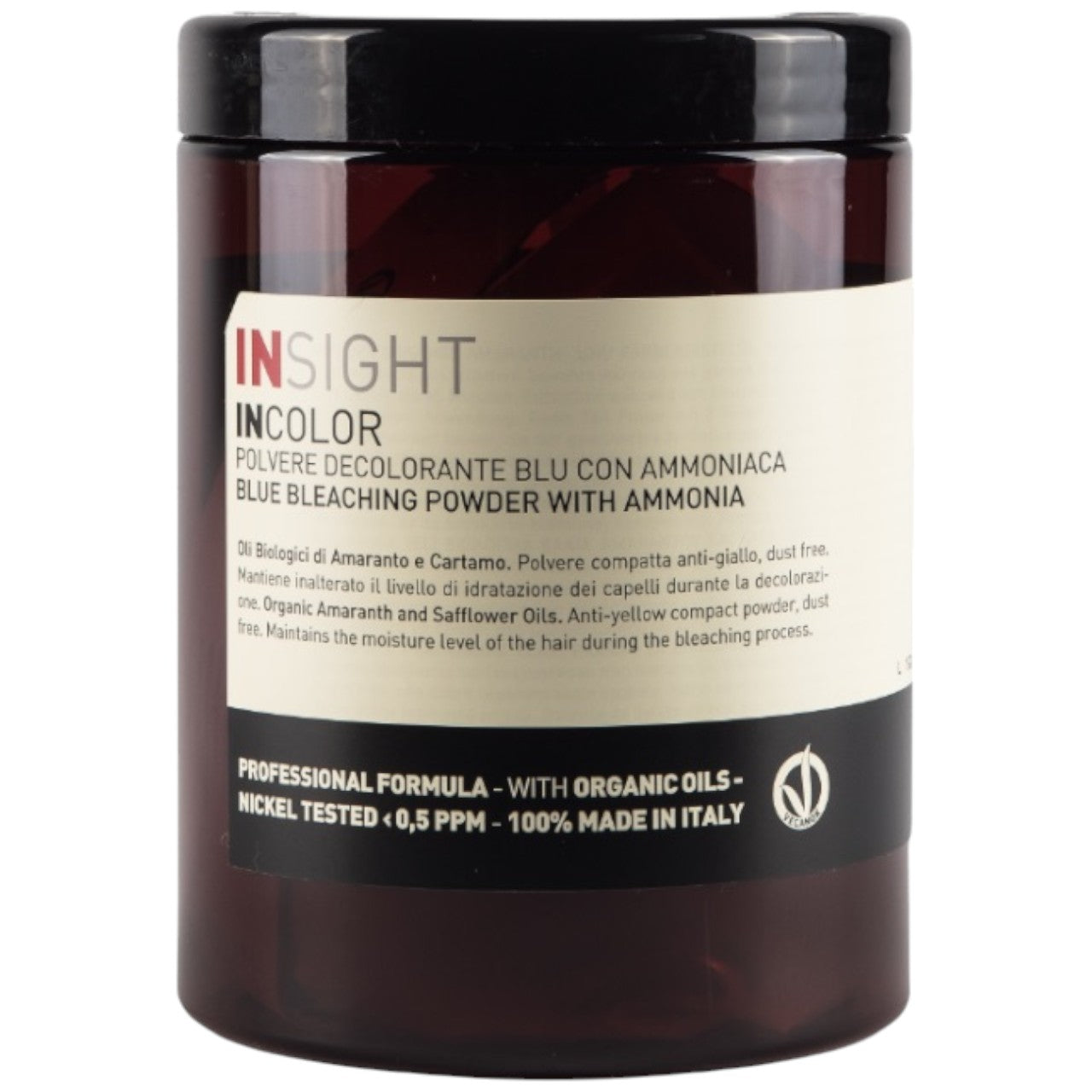 INCOLOR - Blue ammonia-based bleaching powder (old packaging)