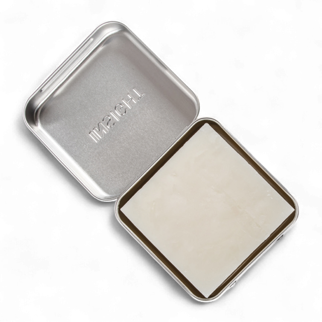 Boîte à savon à raser en aluminium